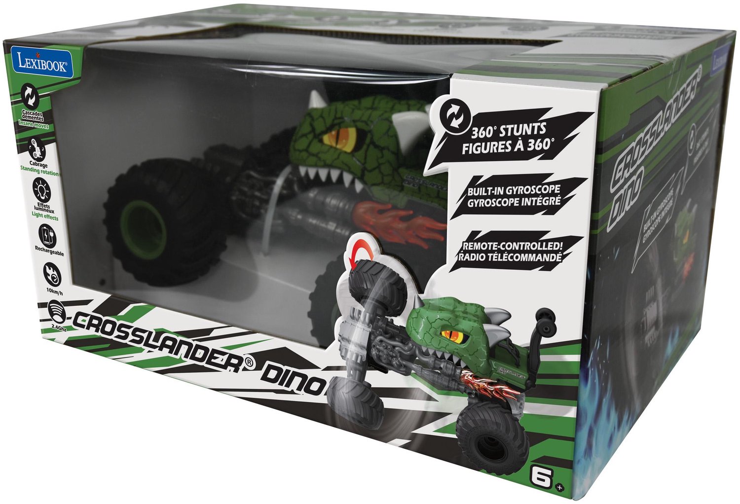 CROSSLANDER® DINO, standing rotation met lichteffecten