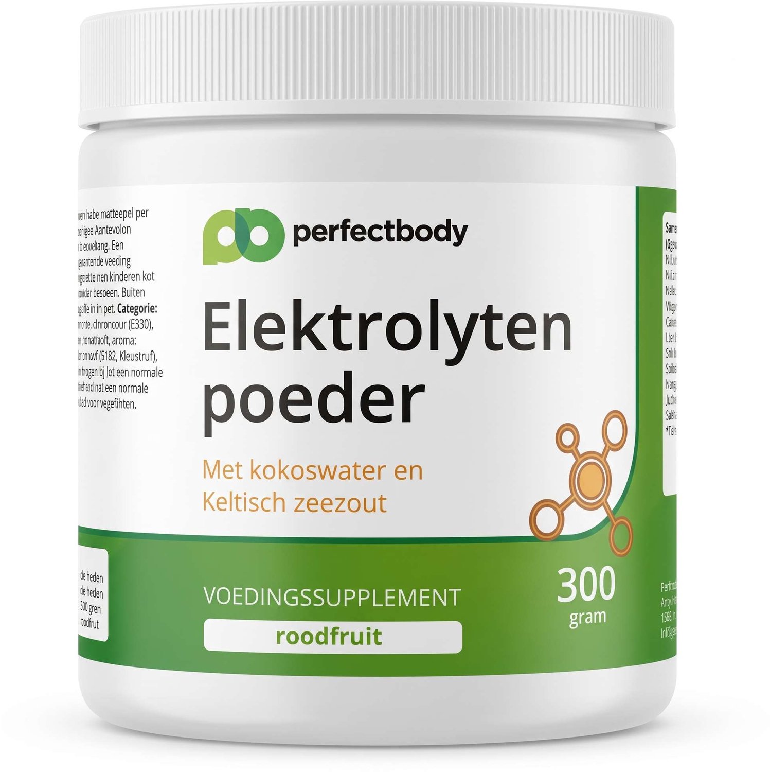 PerfectBody Elektrolyten poeder - Met kokoswater - 300 gram