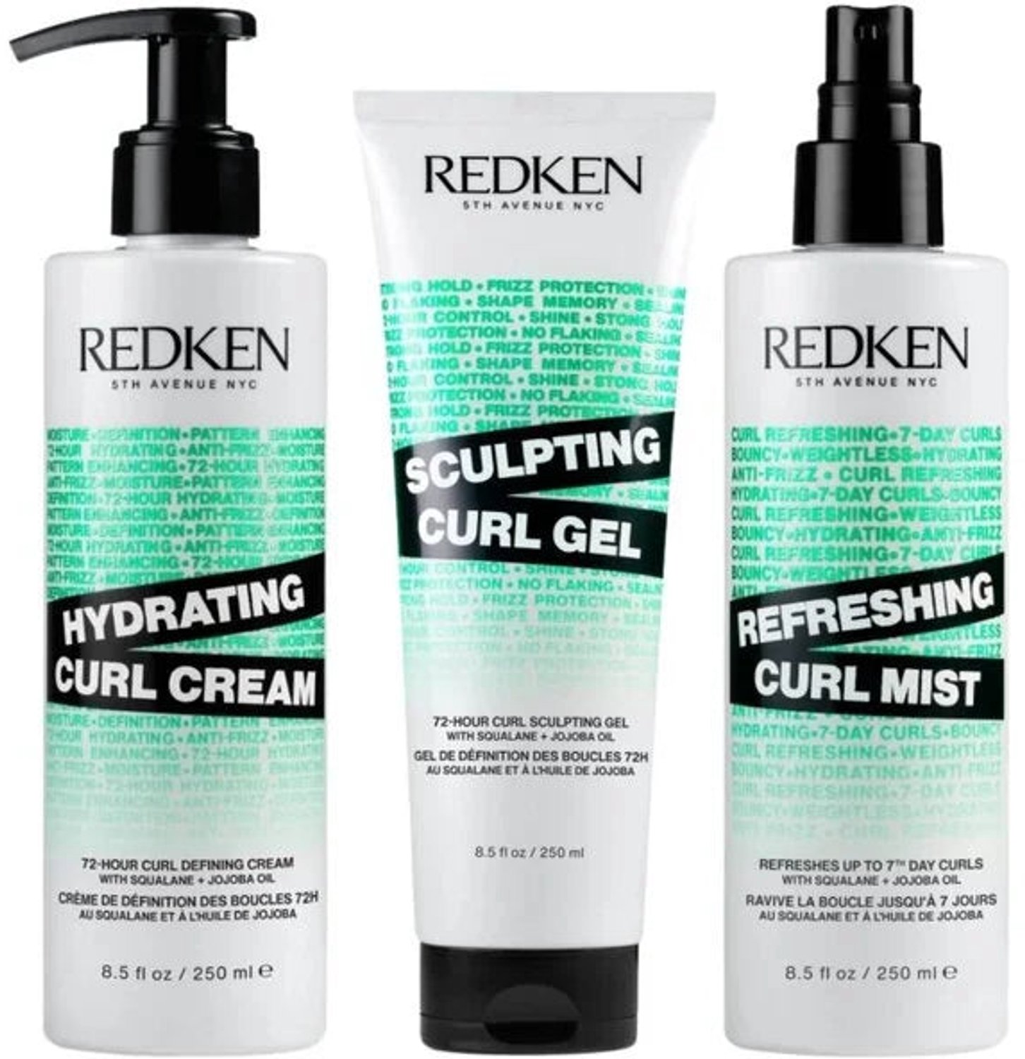 Redken Acidic Bonding Curls Styling Kit - 3x250ml