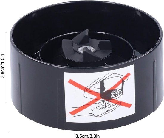 Cross Blade reserveonderdeel - gekruiste meseenheid - roestvrij staal - voor 250W blenders Model MB1001-serie - ServiceTopper — afbeelding 2