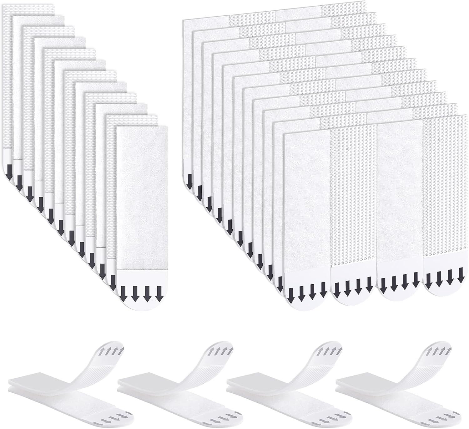 Plakstrips - Wit - 69 x 19 mm - Hoge Kwaliteit VHB-schuim - Voor Wandmontage