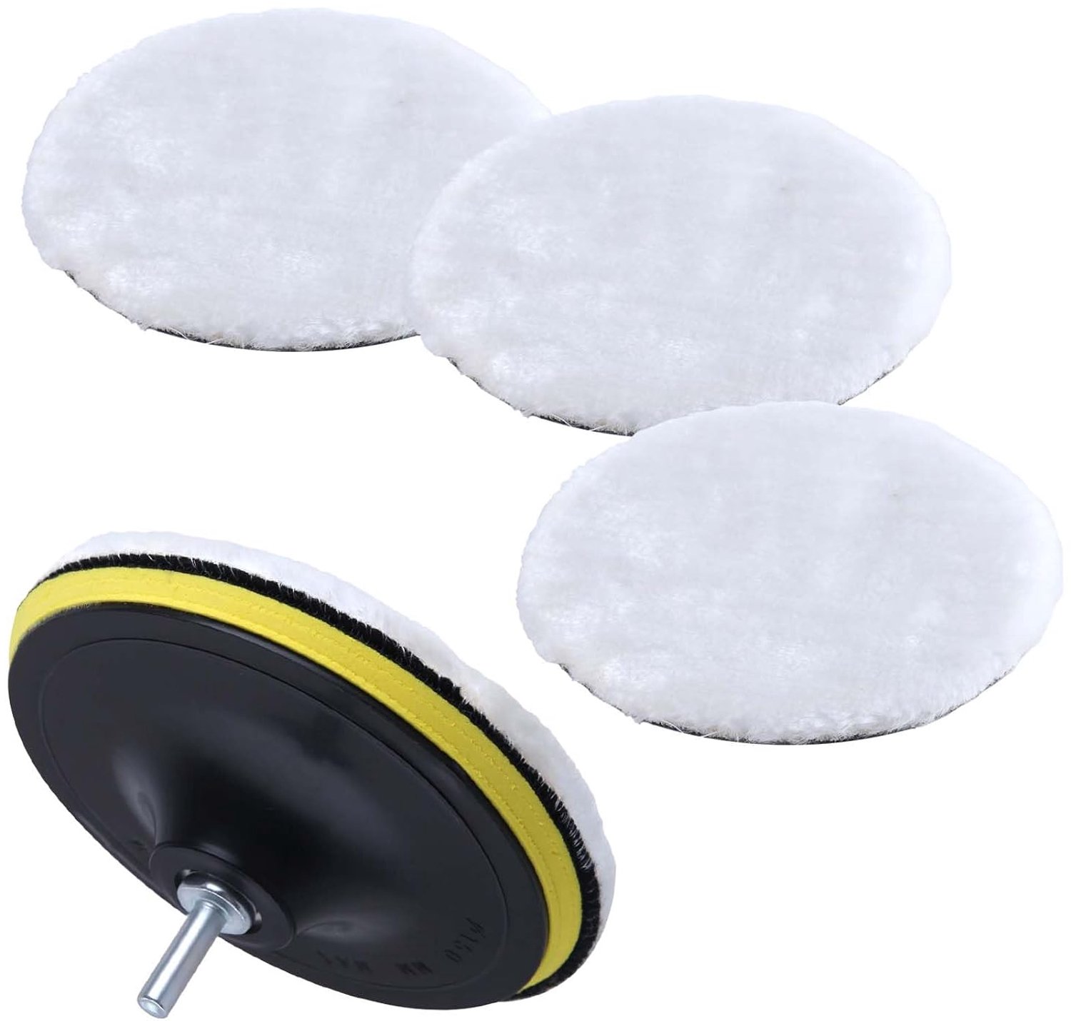6 Pack 6 Inch Wool Polishing Pads, Wool Polishing Pads for Car Polishing Machines, Wool Polishing Pads Set, Wool - ShopVlot