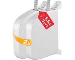 BAUHELD 2 x roller shutter belt winder with 18 ft strap - folding - ShopVlot