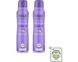 2 x Vogue Cosmetics - Reve Exotique - Parfum Deodorant - 150 ml - Parfum Deodorant - Deodorant Met Geur - Geurige Deodorant - Luxe Deodorant - 24 Uur Bescherming