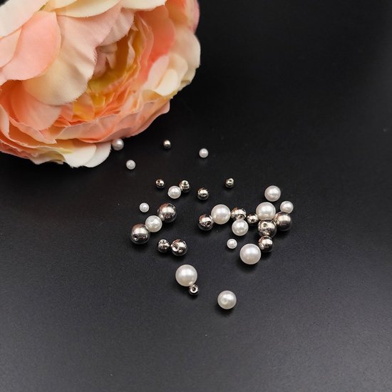 32 stuks piercing ballen 16G 14G roestvrij staal zilver vervanging schroef ballen 3/4/5/6mm voor lip neus helix tong buik piercing sieraden — afbeelding 4