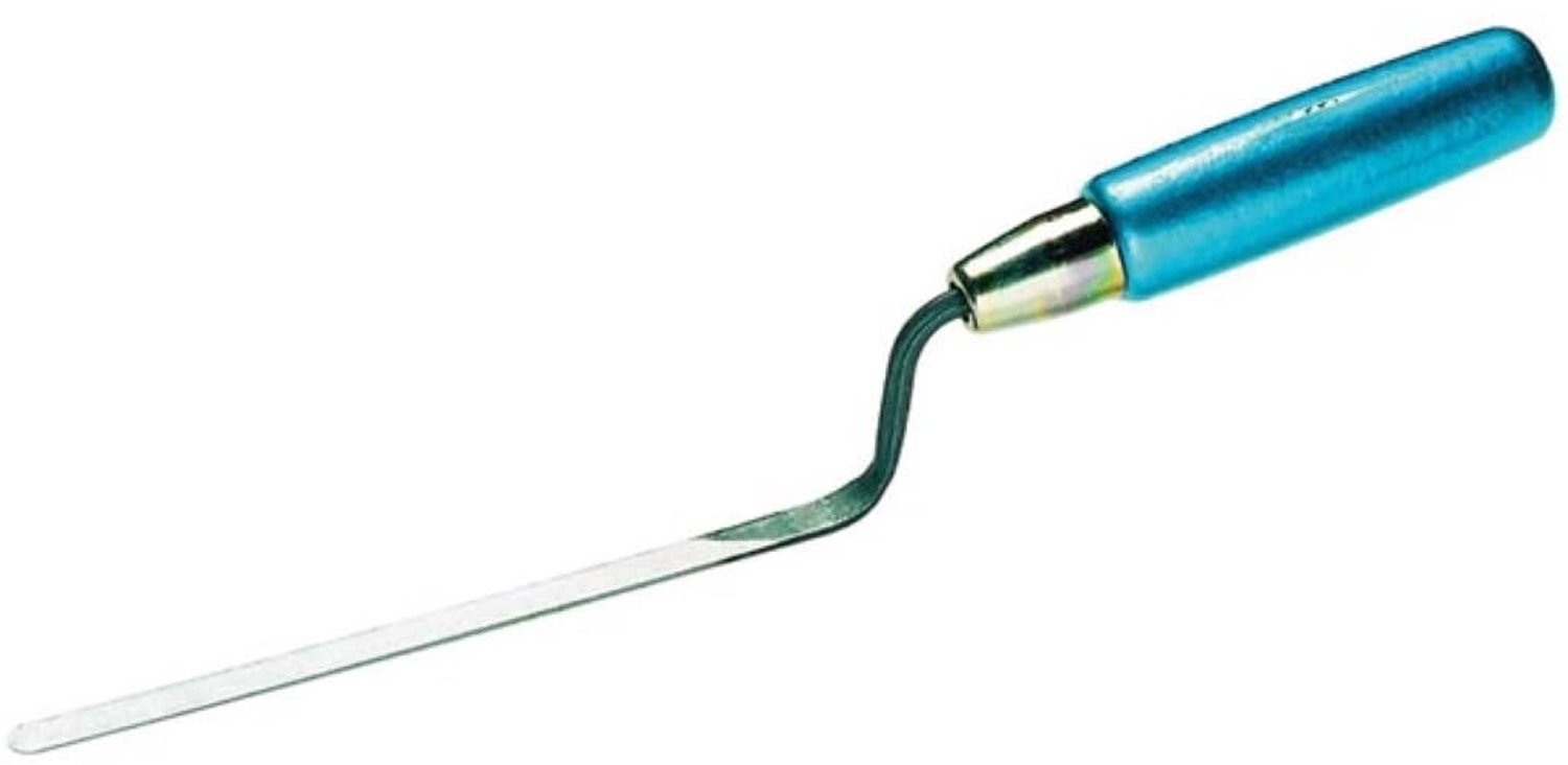 Voegentroffel 10 mm - koolstofstaal - houten handvat - ideaal voor precisiewerk - Homevero