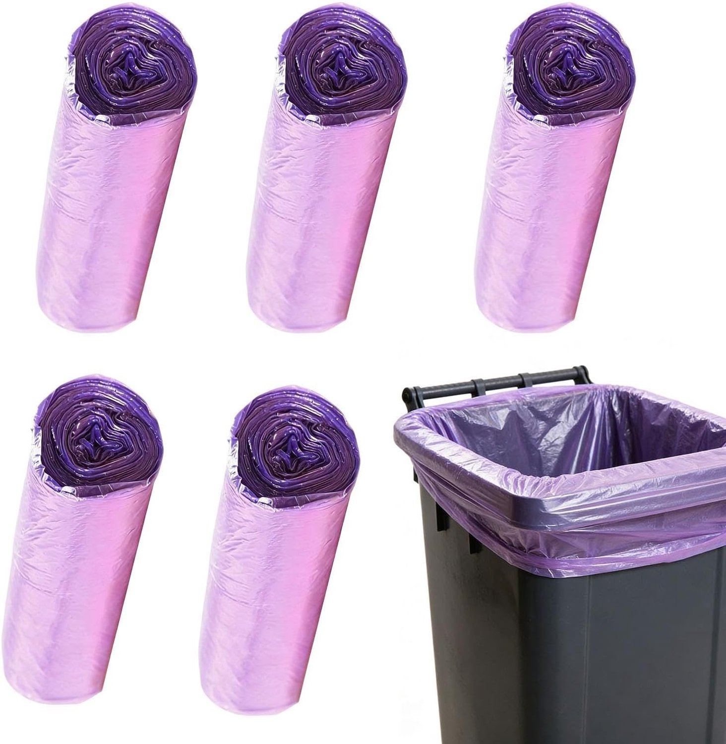 Tuin Vuilniszakken 05 Rollen Trektouw Pouch Voor Afval