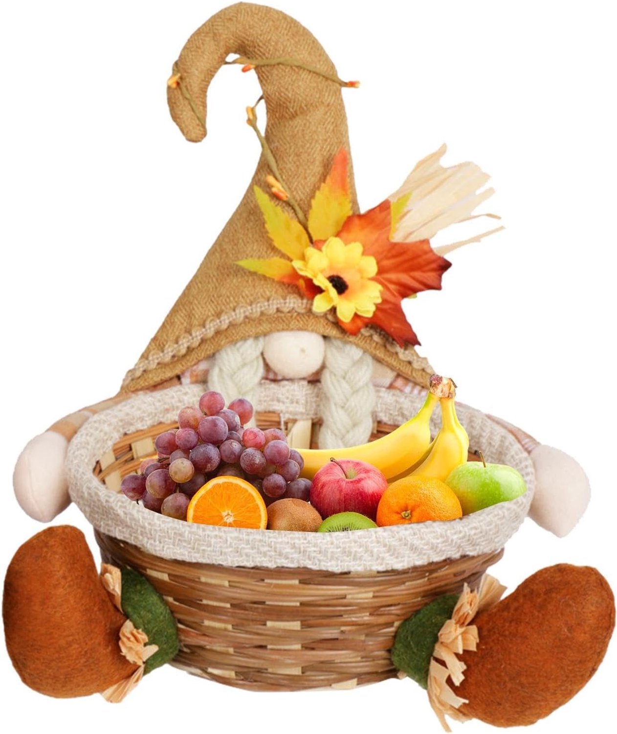 Herfstmand met vogelverschrikker - creatieve als Thanksgiving