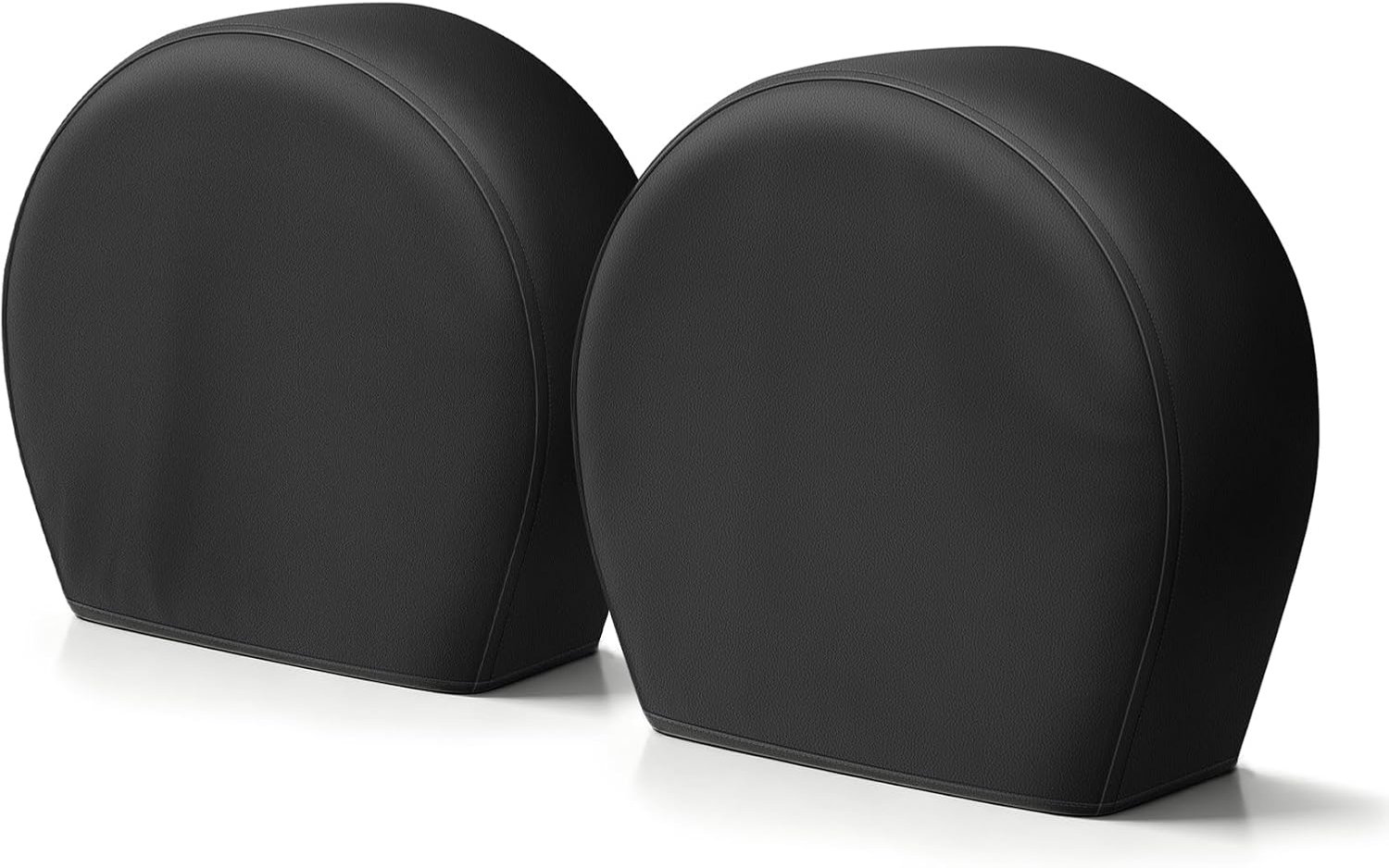 Explore Land Bandenhoezen 2 stuks - robuuste wielbeschermer voor vrachtwagen, SUV, trailer, camper, camper, universeel geschikt voor bandendiameters 26-28 inch, zwart