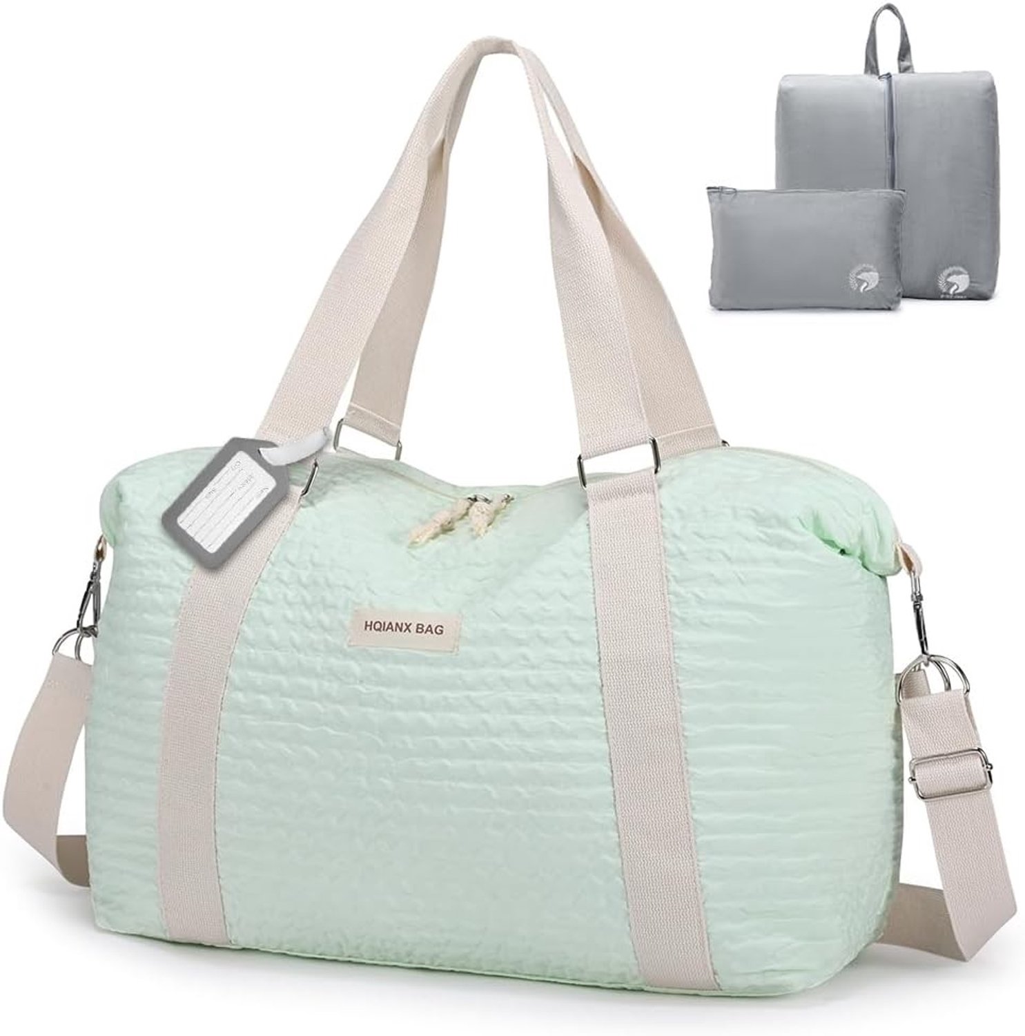 Waterdichte Luiertas voor Ouders - Grote Organizer voor Babyspullen, Ideaal voor Reizen en Wandelen, Groen, 45x36x15