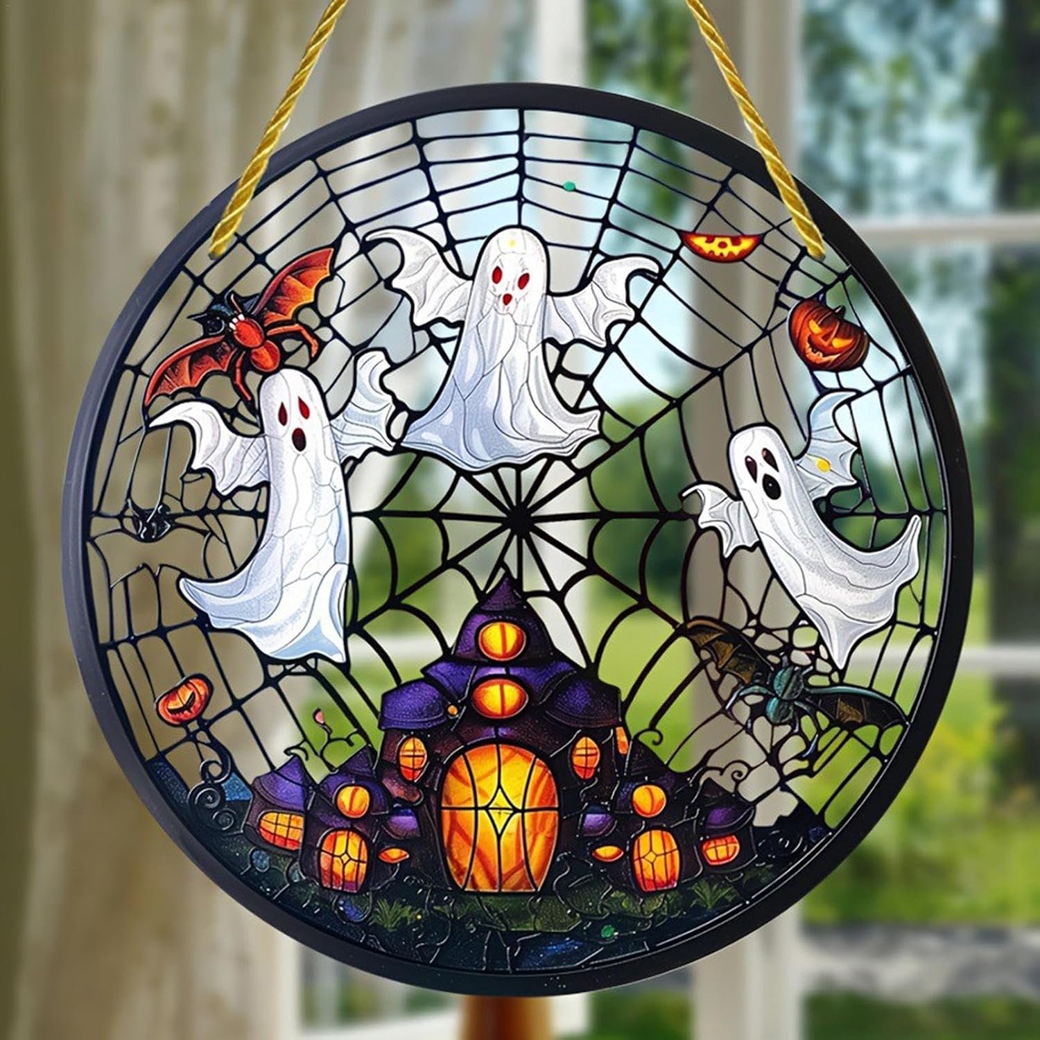 Zonvanger Halloween Decor | Acryl Vleermuis & Ghost Halloween