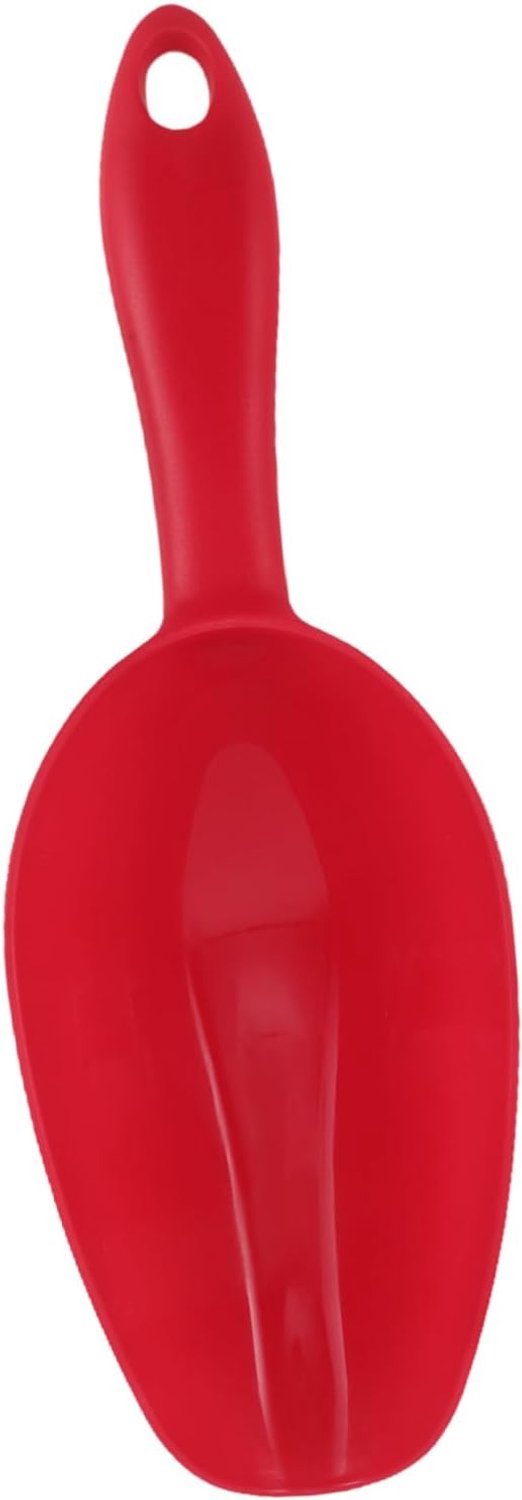 Multifunctionele Keukenschep Voor Ijs Meel Snacks Ergonomisch Ontwerp Comfortabele Grip Voor Feestjes Huishouden Rood