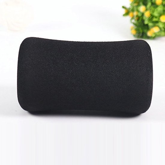 Zwarte rolhoezen - Zacht gewatteerde grip mouwdeel, vervangende mat demping, sportgereedschap | Home Gym Oefenmachine hulpstukken Fitness Sit Up Push Bar Bench Beenverlenging Gewichtheffen Deel — afbeelding 3