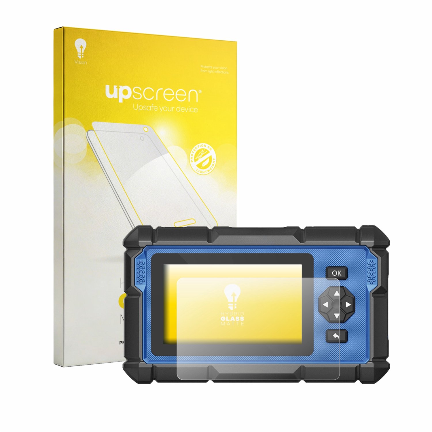upscreen - Screenprotector voor Topdon ArtiDiag 600 Pro - Folie Beschermfolie Beschermglas matte