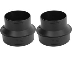 Standkachel Adapter Buis Premium ABS Plastic Universele Verstelbare Pijp voor Webasto Eberspaecher Standkachels 60mm 75mm 2 STUKS