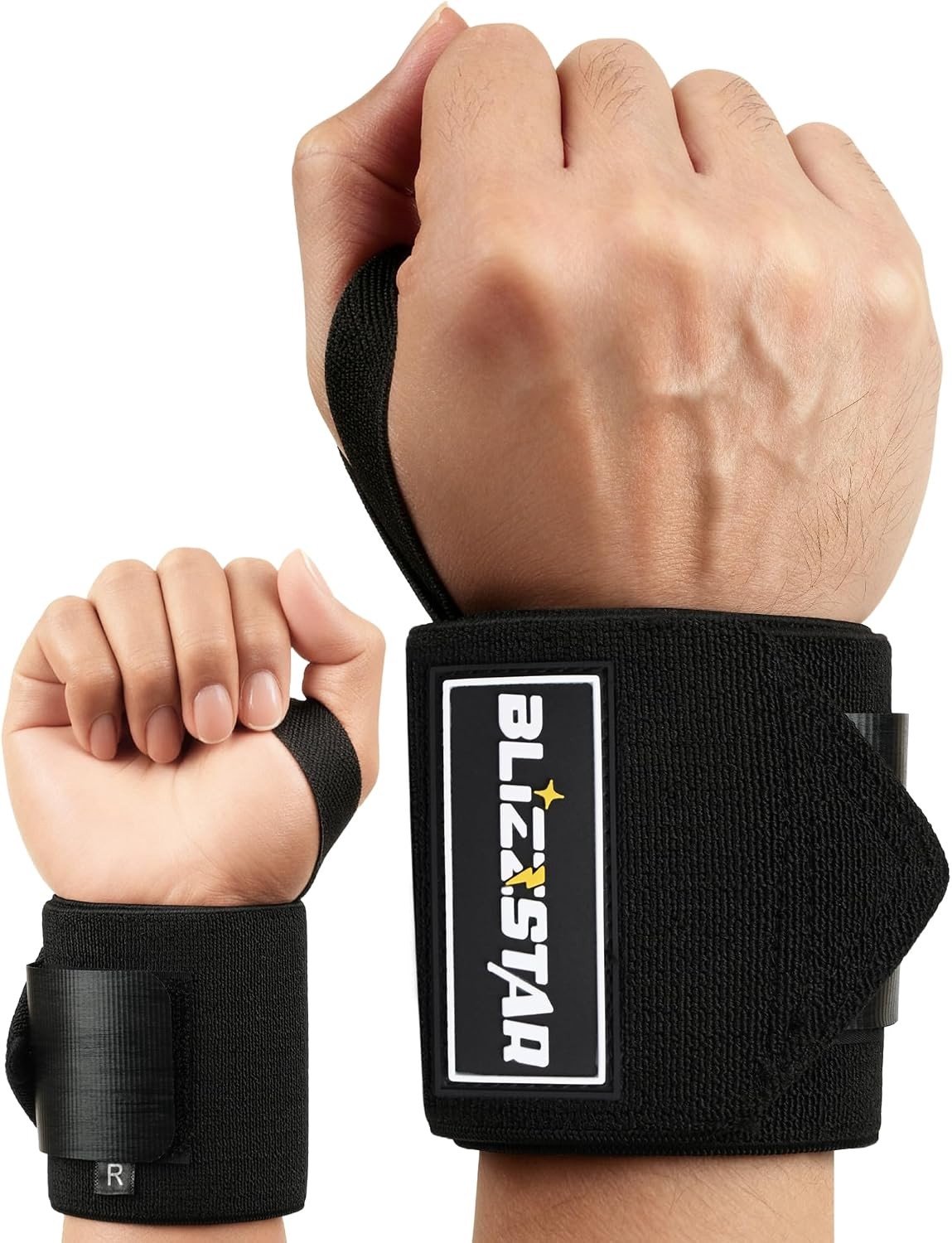 Wrist Straps voor Fitness en Gewichtheffen, Sterke Ondersteuning, Ademend Materiaal, Ideaal voor Bodybuilding en Krachttraining