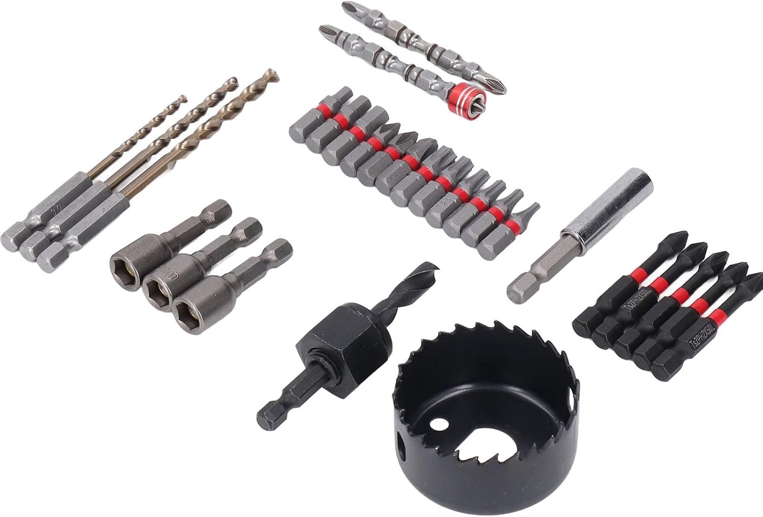 Chrees Bit Set Efficiënte Hex Star Impact Driver Kit voor het repareren van hout metaal cement voor doe-het-zelvers