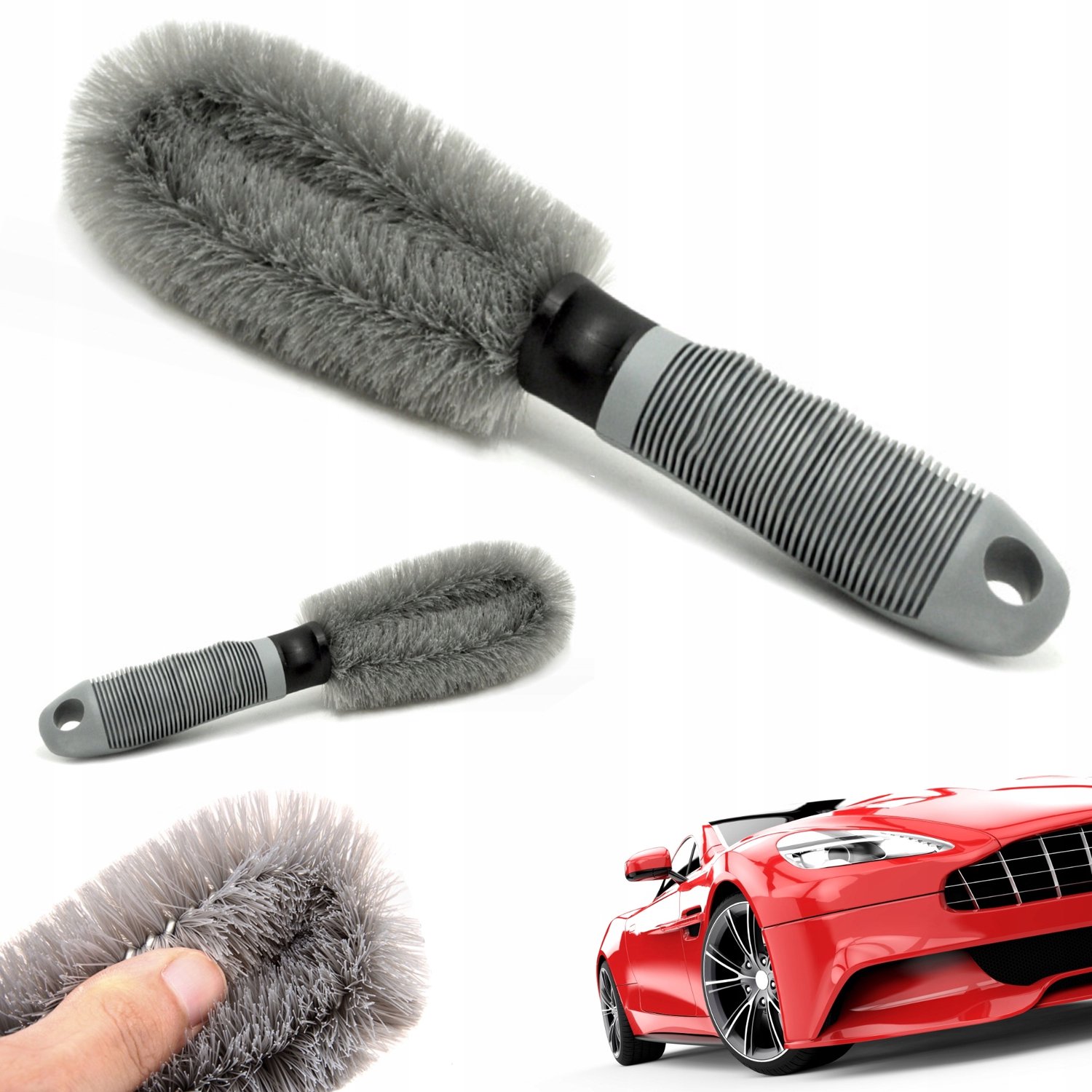 Velgenborstel 25cm - Detailborstel voor Auto Velgen en Wieldoppen