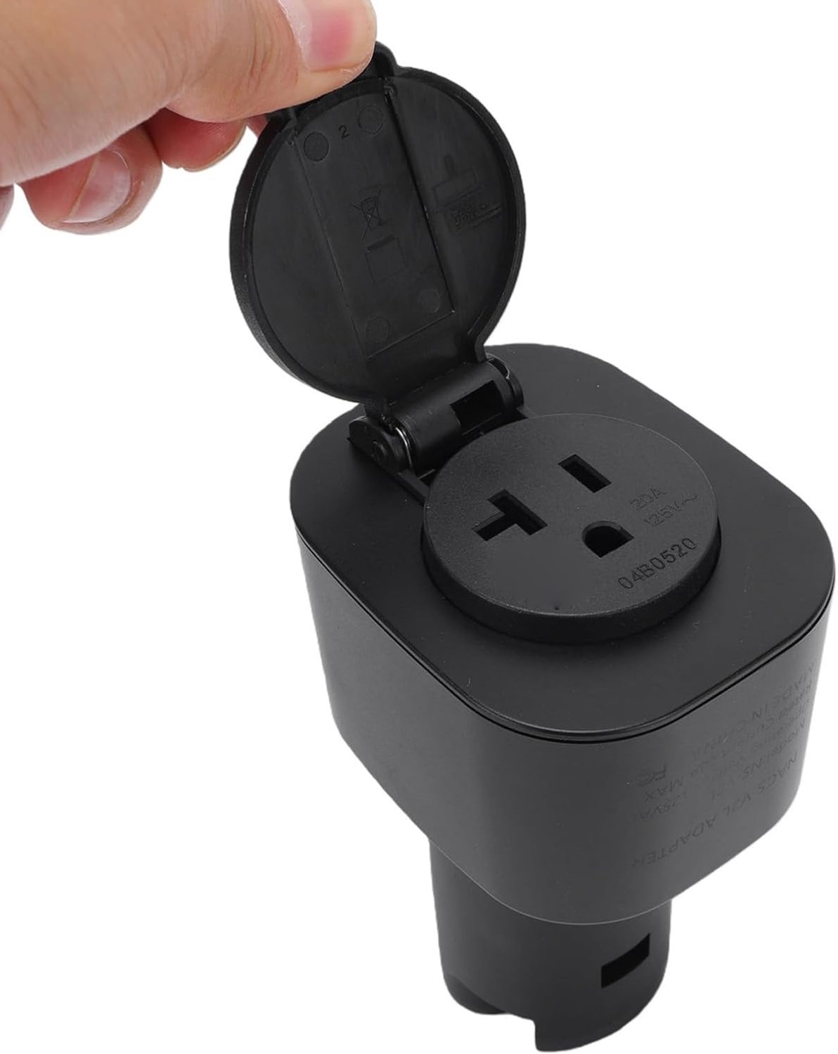 Goshyda EV-oplaadadapter met Veiligheidsslot en LED-display, NACS V2L-adapter voor Ioniq 5 6 9, Vervanging voor EV3 EV5 EV6 EV9