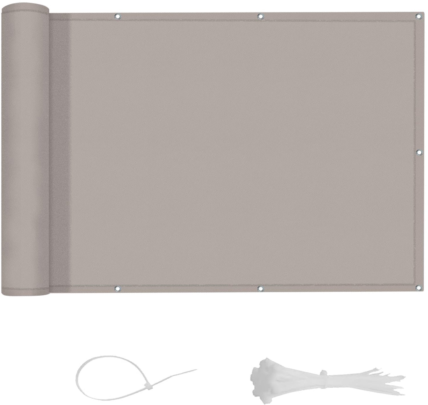 LOVE STORY Balkonscherm, weerbestendig, 70 x 300 cm, PES balkonafdekking, windscherm en uv-bescherming met - ShopVlot