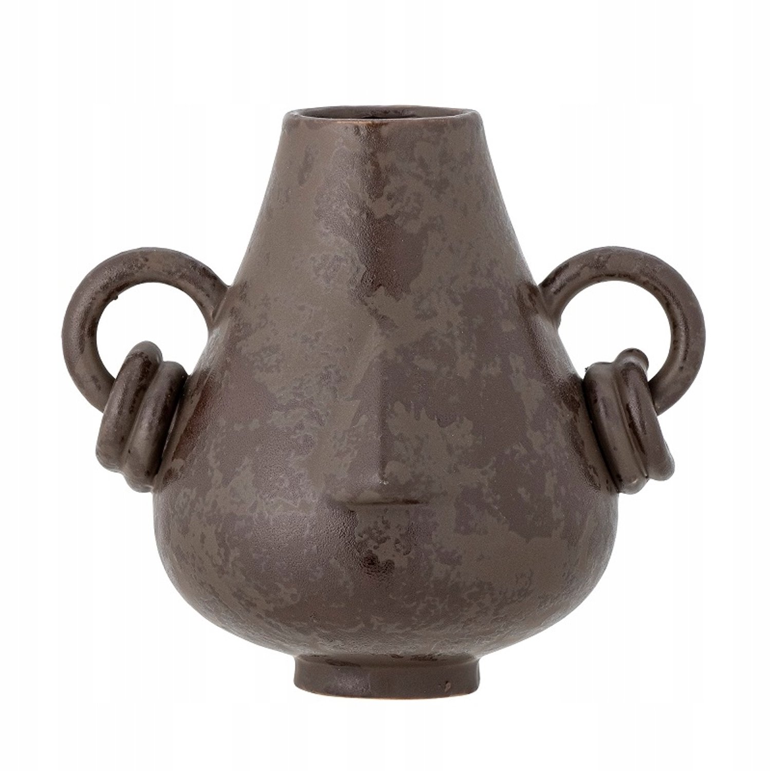 Bloomingville Tarun Vaas - Brons Keramiek, 18 cm