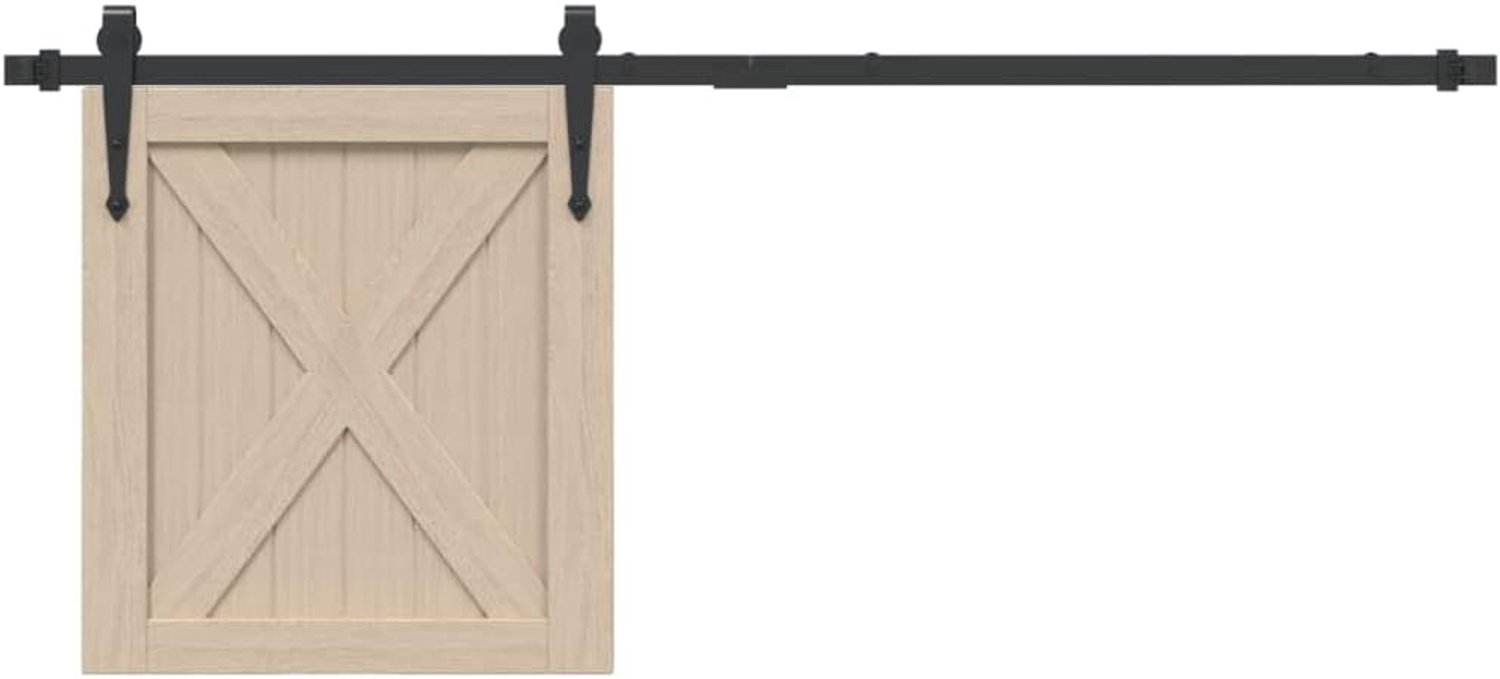 Mini schuifdeurbeslag set voor kastdeuren 122 cm koolstofstaal zwart kast schuifsysteem looprail voor meubels