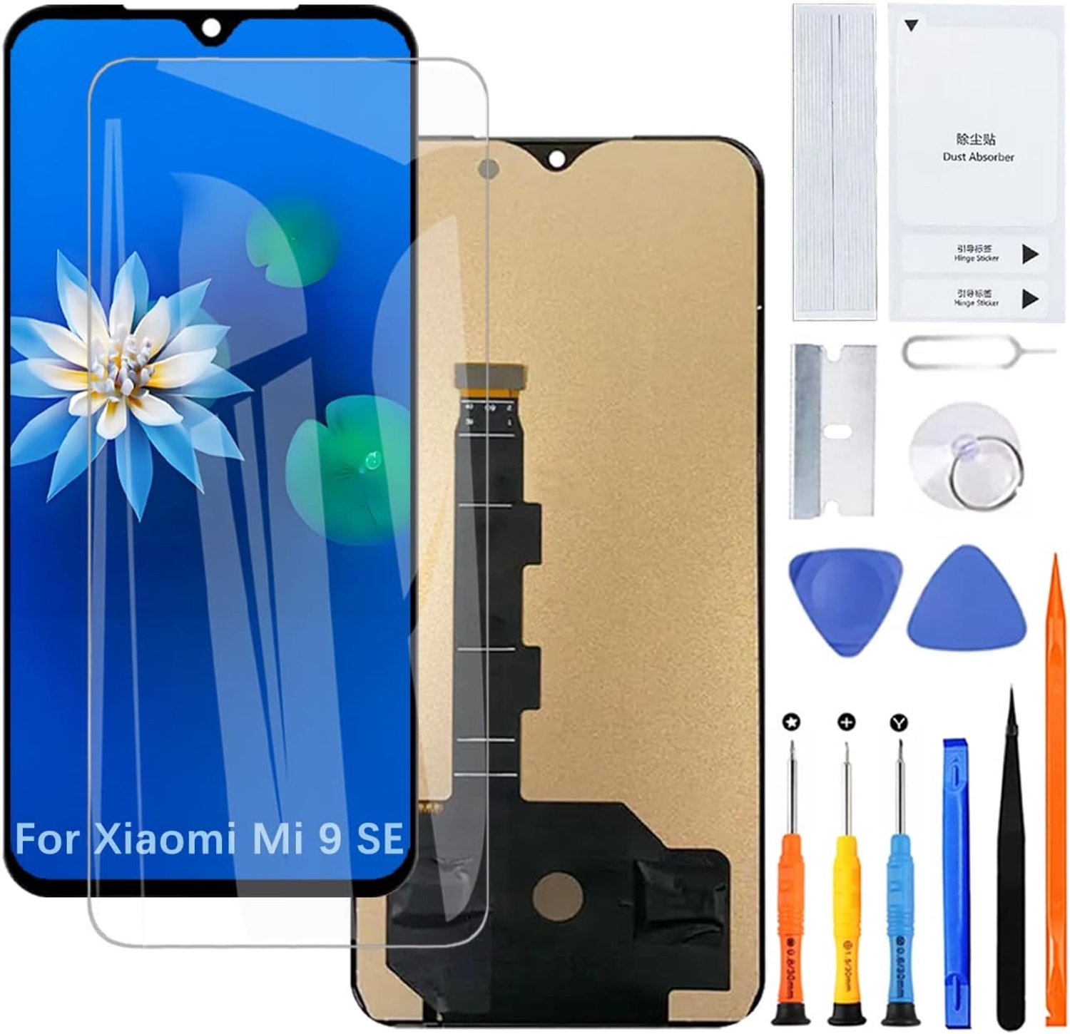 Displayscherm voor Xiaomi Mi 9 SE TFT M1903F2G zonder vingerafdrukken