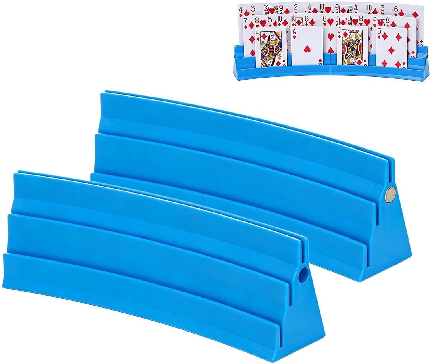 Speelkaarthouder set van 2 magnetisch uitbreidbaar