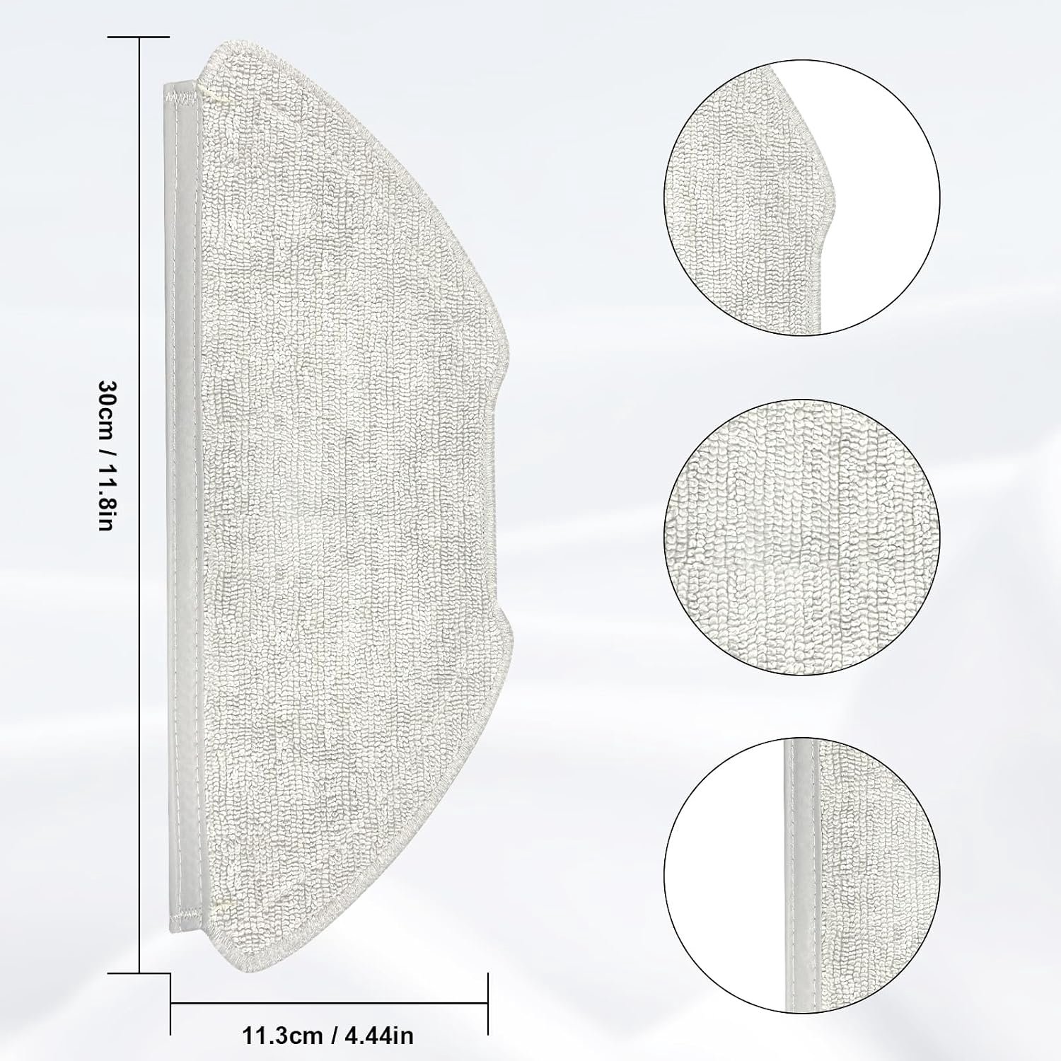 6 Pcs Mop Pads for T20 Robot Vacuum Cleaner Accessories, Vacuum Cleaner Robot Vacuum Parts