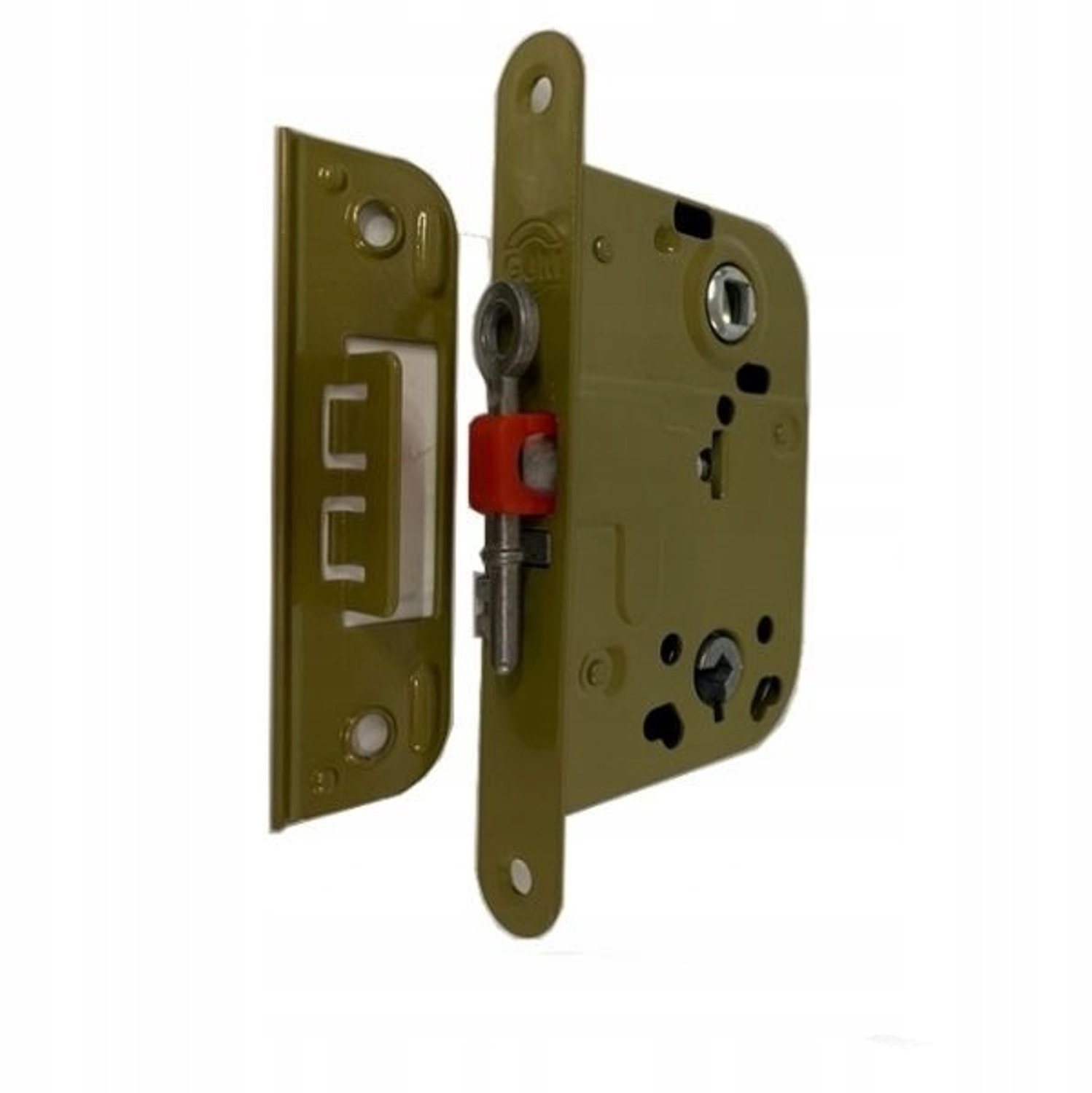 Inbouwslot met sleutel 72/45 mm, inclusief sluitplaat