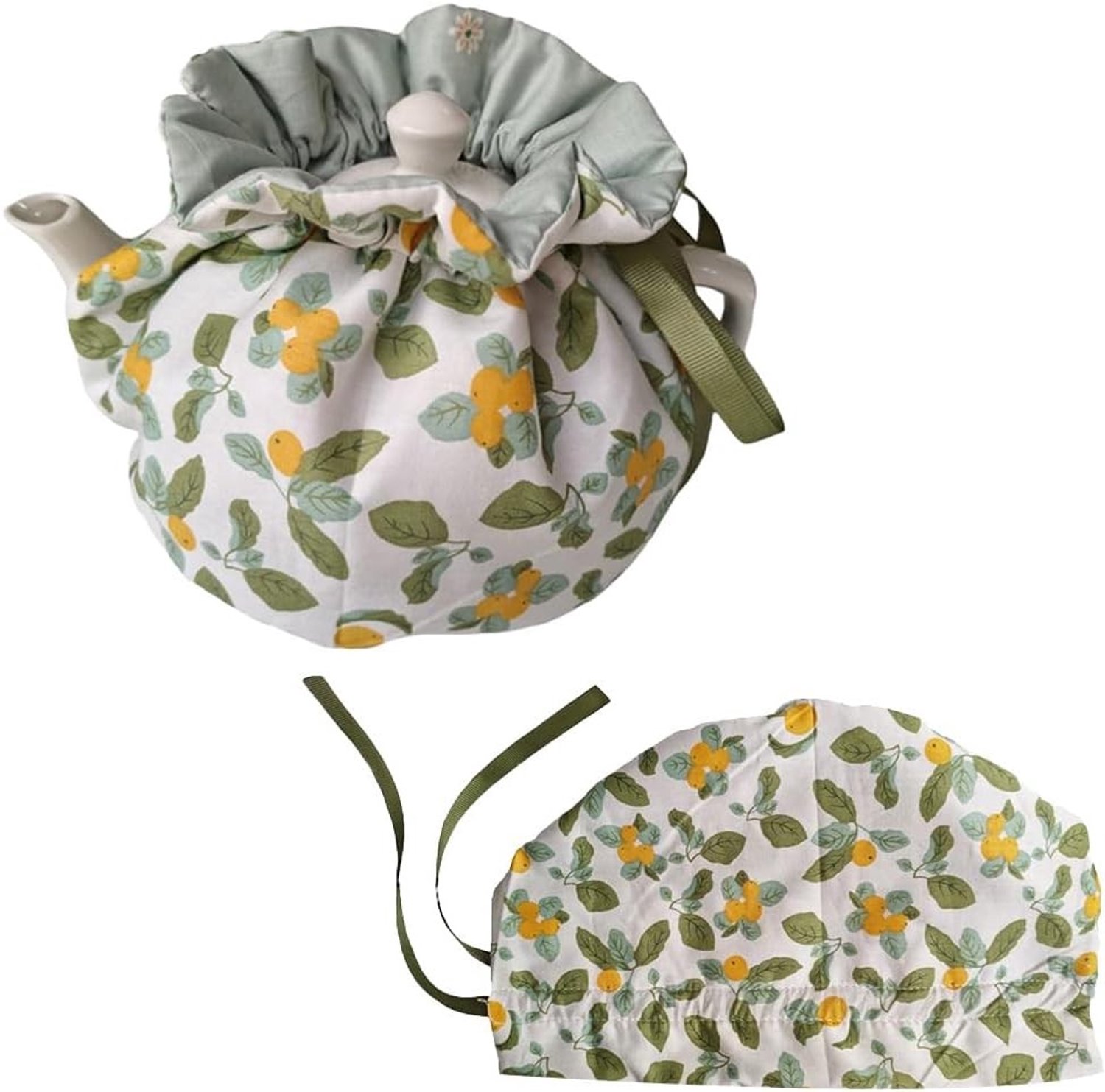 Theepot Cosy - Loquat - 15 x 20 cm - Katoenen Isolerende Theepot - Voor Theeliefhebbers