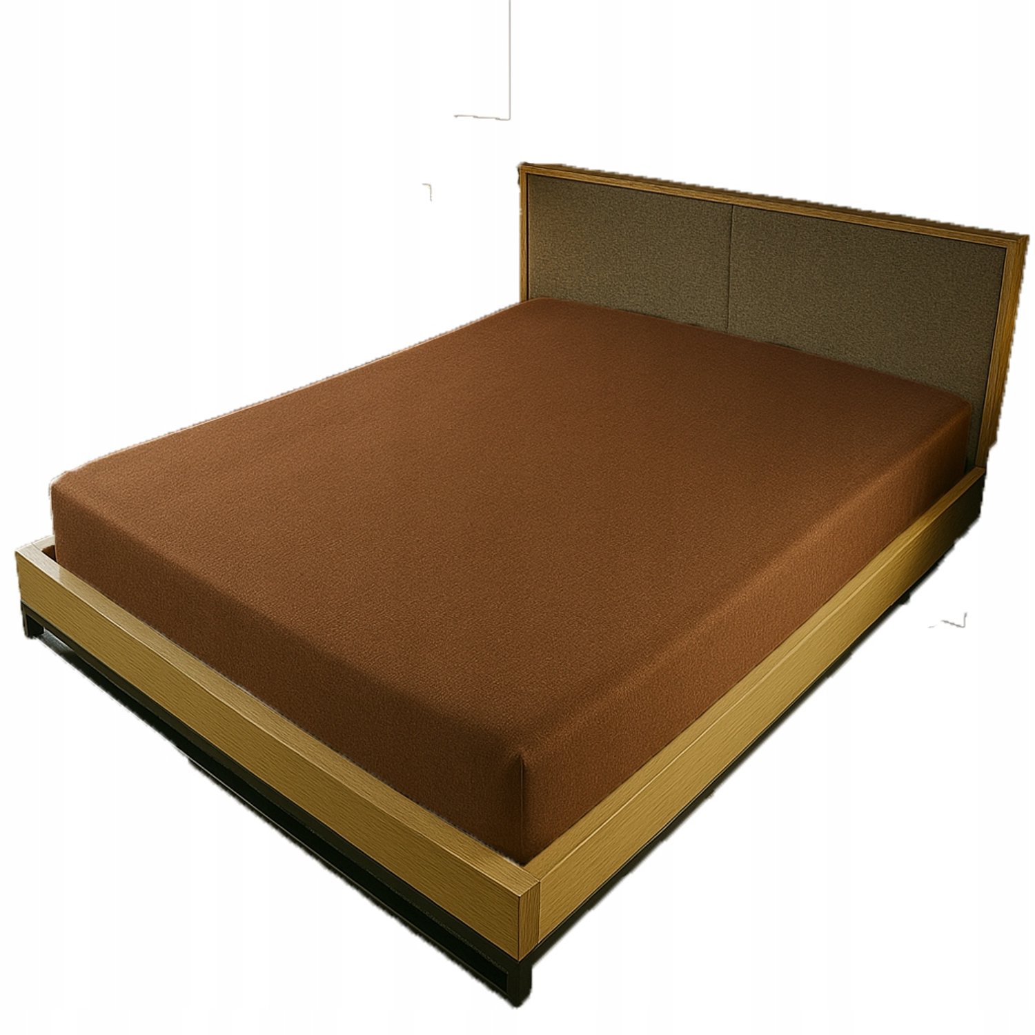Jersey Hoeslaken met Elastiek 100x180cm Bruin