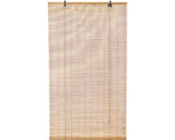 Bamboebaas® bamboe rolgordijn Dani - Bruin - 140x160 cm - Natuurlijke look - Zonwerend - Duurzaam bamboe - Lichtdoorlatend - Geschikt voor b