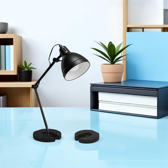 2 Stuks Verzwaarde Lampvoet Metalen Basis voor Stabiele Tafellampen Zware Ijzeren Vervangingsplaat voor Extra Ondersteuning in Kantoor Slaapkamer — afbeelding 4