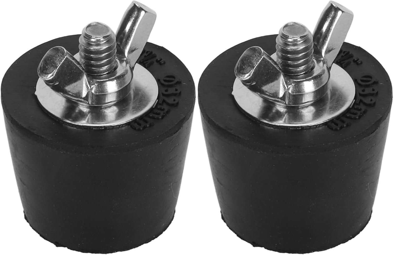 Zwembad Winter Expansie Plug Rubber RVS Afgedichte Plug voor Zwembad Leidingen Winter Fittingen, 2 STUKS voor Effectieve Bescherming (32 mm)