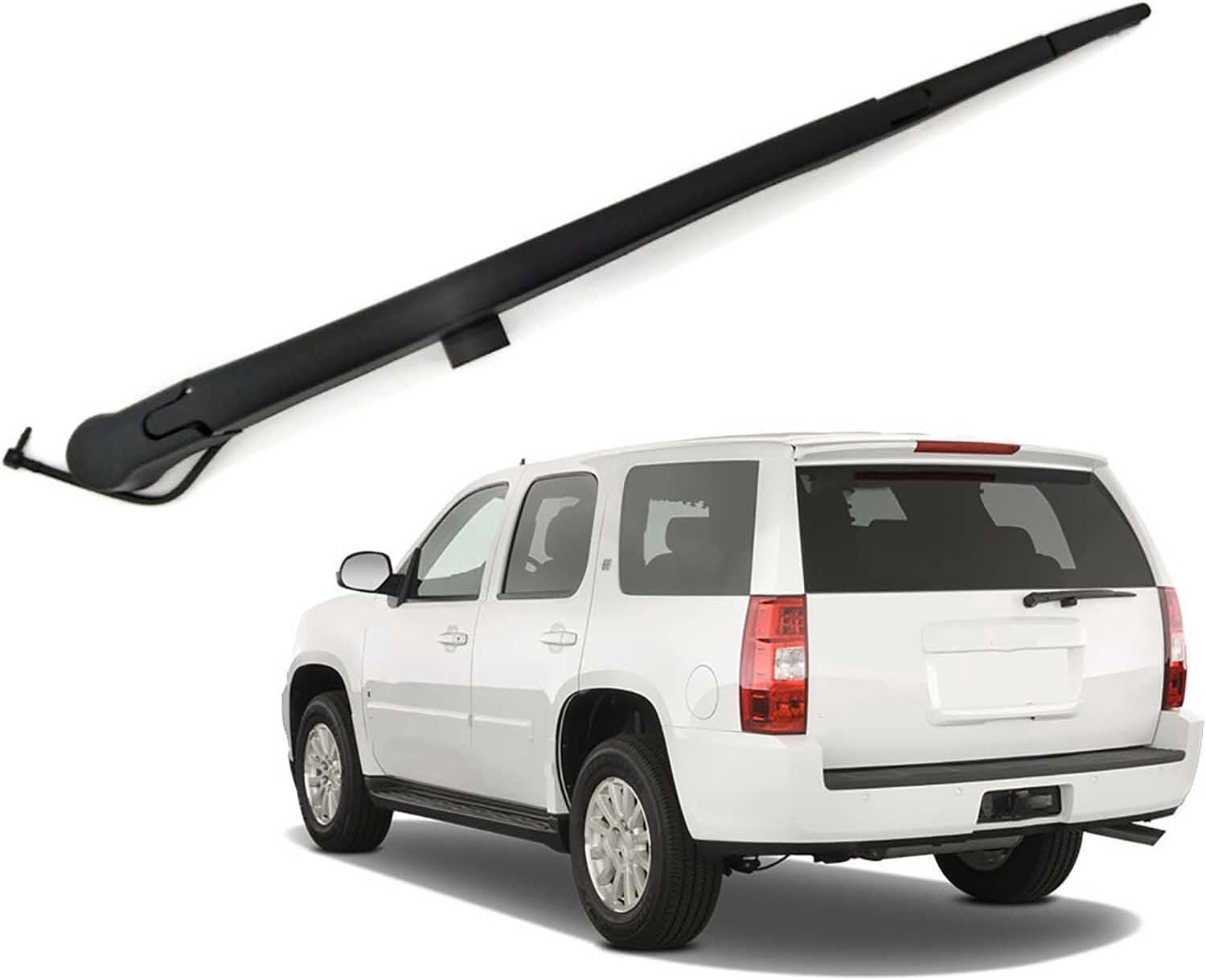 Achterruitwisserset Complete voor GMC Yukon XL 2007-2013, Ruitenwisserarm en Wisserblad voor Achterruit