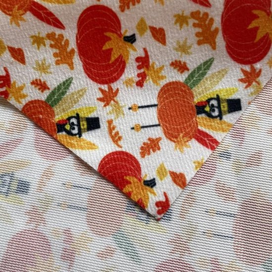 10 stuks Thanksgiving patchwork stoffen vet quarter bundels pompoen stof zonnebloemen stoffen voor het naaien herfststof vierkante quiltstof bundel Thanksgiving-stoffen voor doe-het-zelf — afbeelding 5