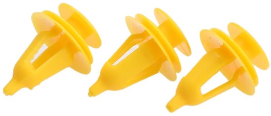 50 stuks auto deurbekleding bevestigingsclips auto kunststof vaste clip geel nylon bevestigingsmiddel klinknagels 9 mm gat compatibel met jeep grand cherokee — afbeelding 5