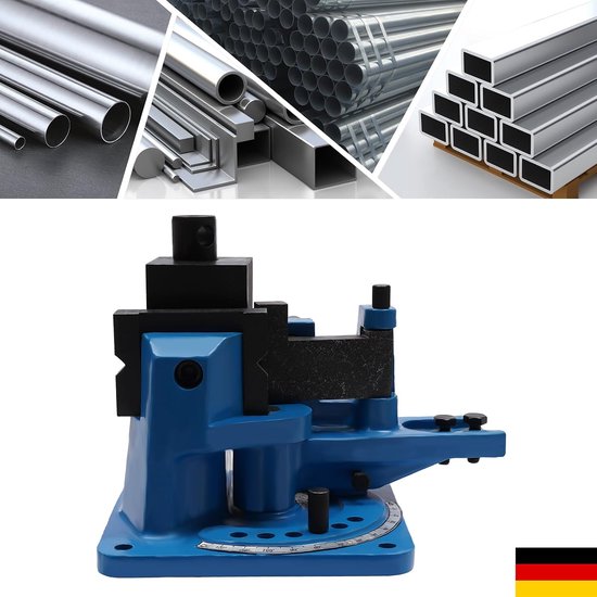 Handmatige universele buigmachine, 120 graden, metalen buigmachine, handmatige hoek en buisbuigmachine tot 15,8 mm materiaaldikte voor vlak, rond en bandstaal — afbeelding 2