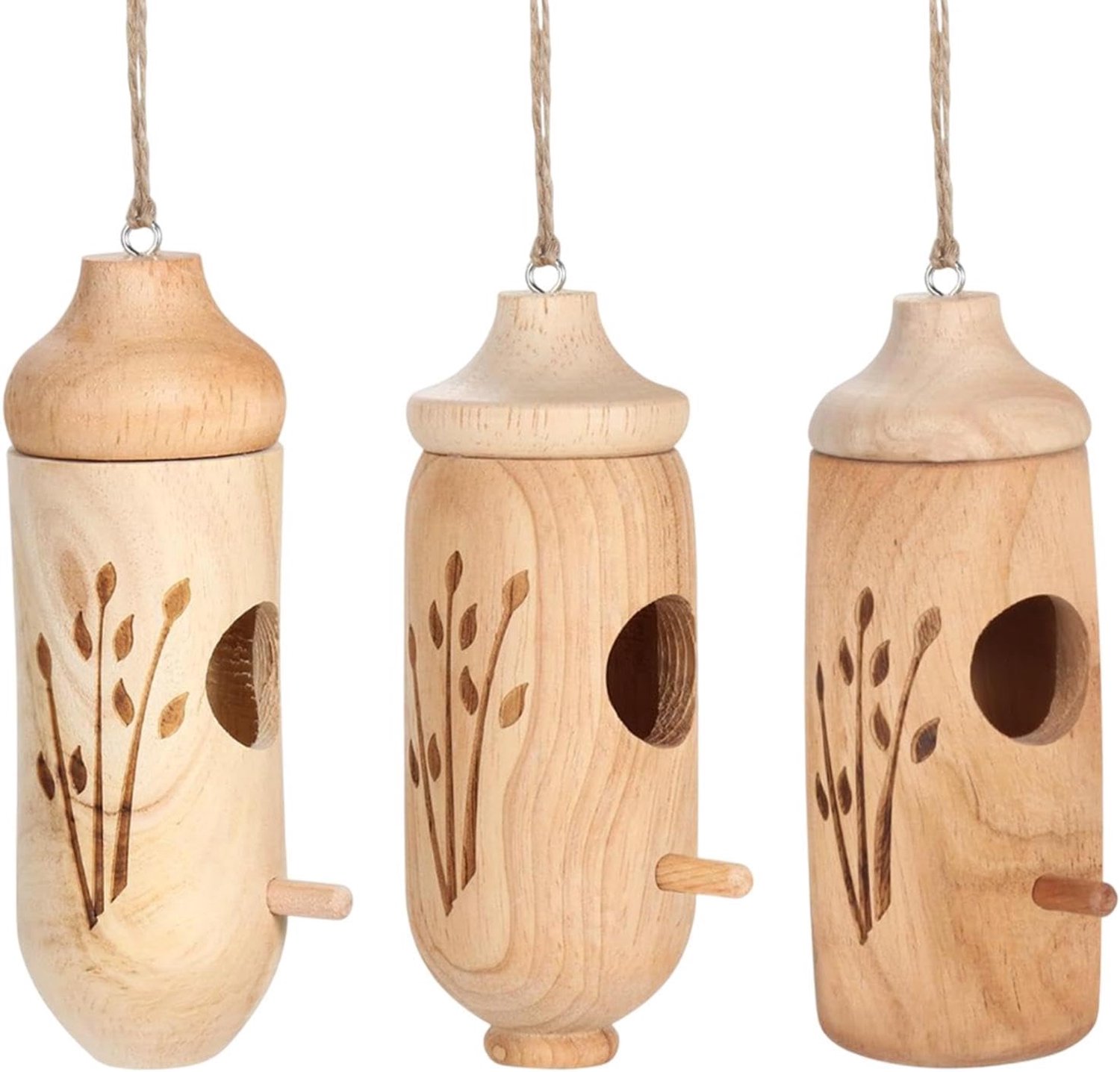 Humming Bird Houses 3X Tuin Houten Uitbroeden Grot voor Kolibrie