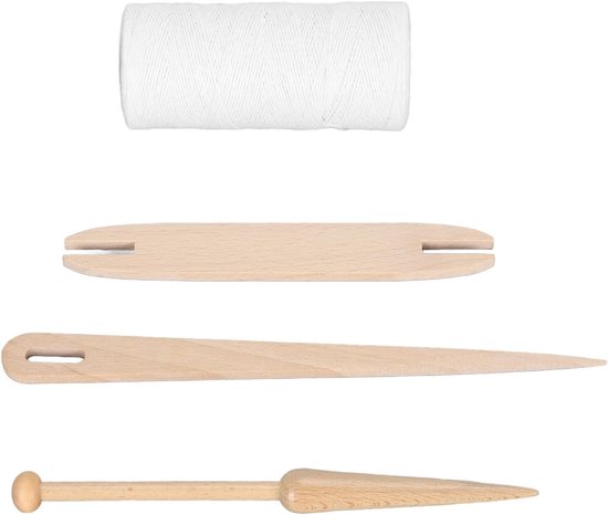 Warp Thread Kit Duurzaam Katoen 1 Mm voor Doe-het-zelf Weefprojecten Vrienden Geschenkset van 1 Rol — afbeelding 4