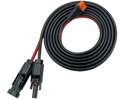 Solar naar XT60i kabel, 10 AWG, 6 mm² XT60I-F adapter, zonnekabel, verlenging, compatibel met Ecoflow Delta River powerstation (10AWG 2M)