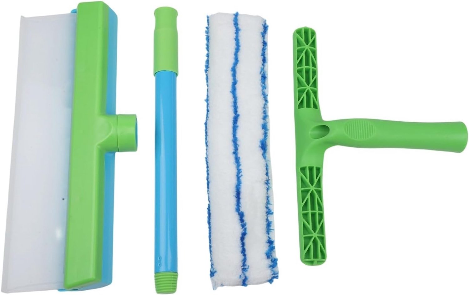 Witte siliconen raamwisser set 4-delige set voor Aqua Blade,