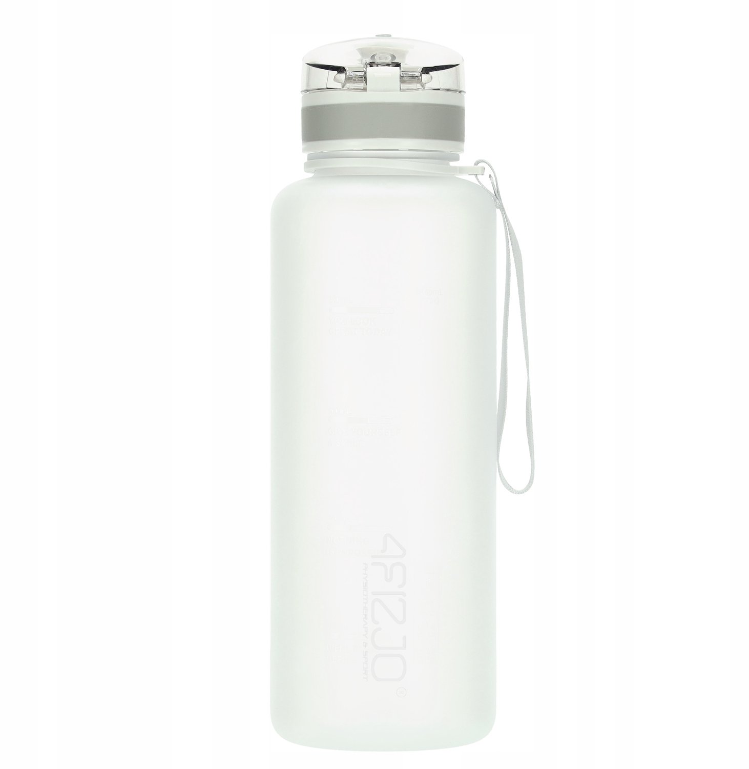 4FIZJO Tritan Waterfles 1L - Motiverende Sportfles met Maatstreep