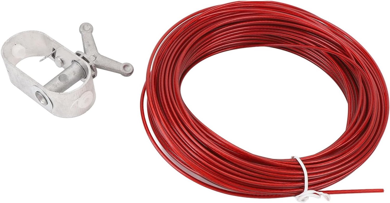 Srliya Kabel- en Lierset voor Zwembadafdekking Duurzame Gegalvaniseerde Draad met Robuuste Ratel voor Winterbescherming van Zwembaden
