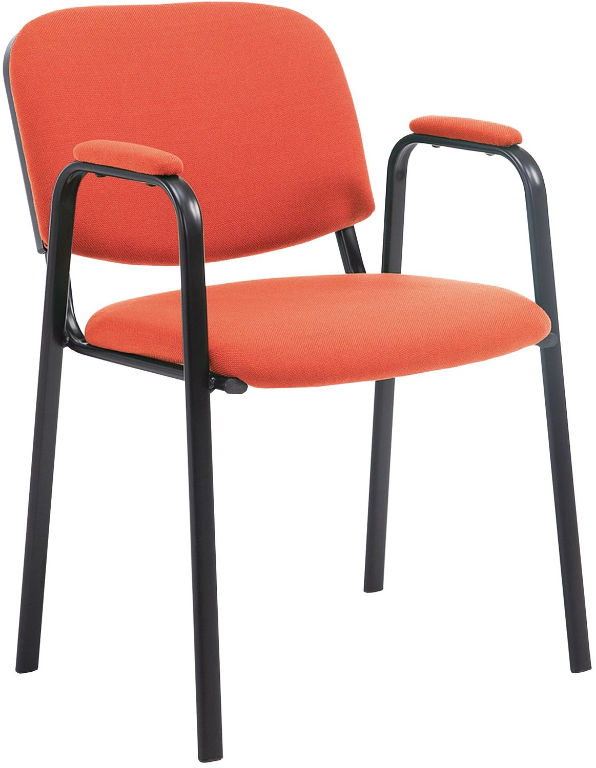 Bezoekersstoel - Stof - Rood