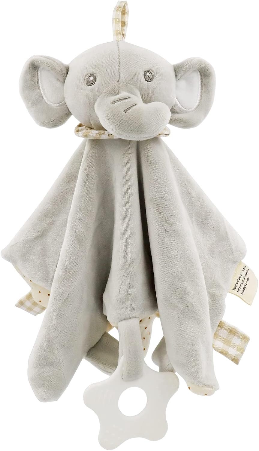 Zachte Knuffeldoek met Foil, Bellen en Bijtring voor Baby's, Geschikt voor Pasgeborenen en Peuters, Wasbaar en Veilig