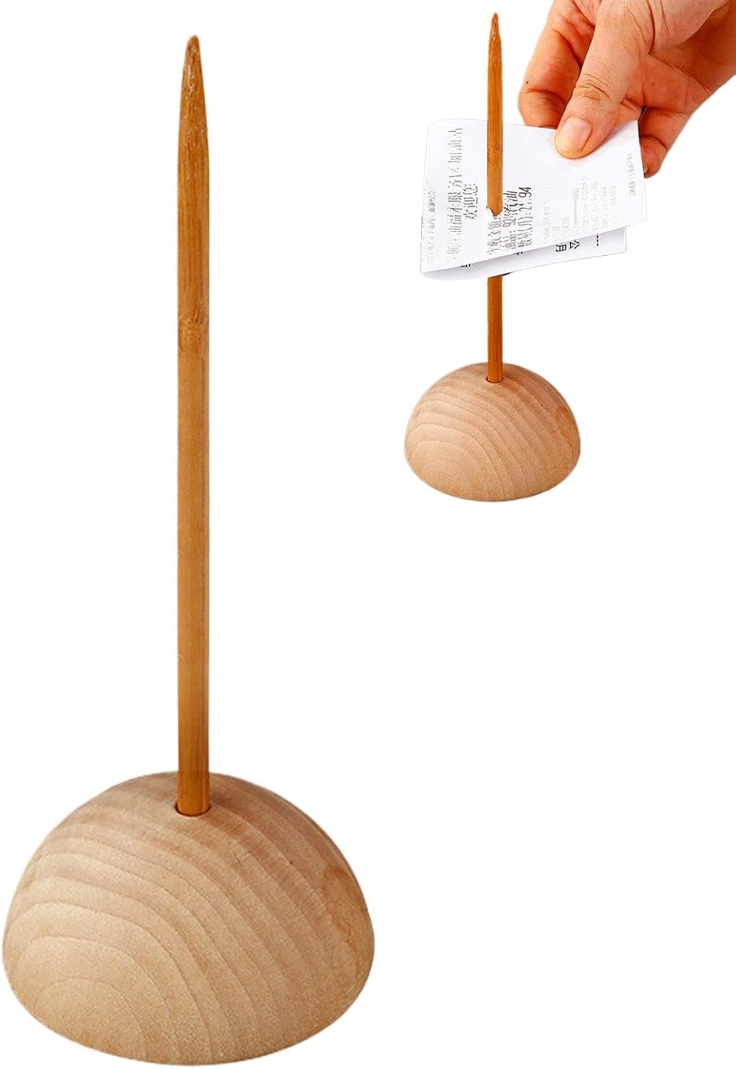 Ontvangst Spike, Houten Restaurant Receipt Houder, Keuken Memo Ticket Houder, Bureau Memo Vork Ontvangst Opslag Spike Papier Spike Note Houder
