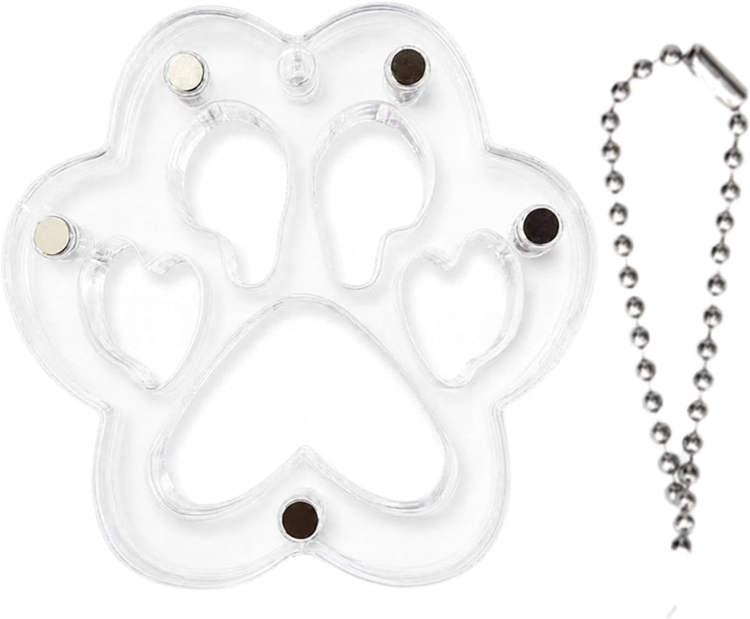 Pet Hair Keepsake Acryl Memory Ornament voor Kat en Hond