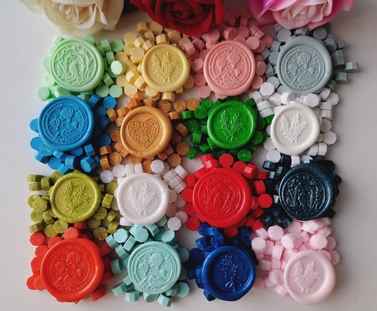 400 stuks zegellak kralen voor zegel stempel, PORXFLY Wax Seal kralen geweldig voor huwelijksuitnodigingen, wijnverpakkingen, kaarten enveloppen, geschenkverpakking (oceaanblauw) — afbeelding 4